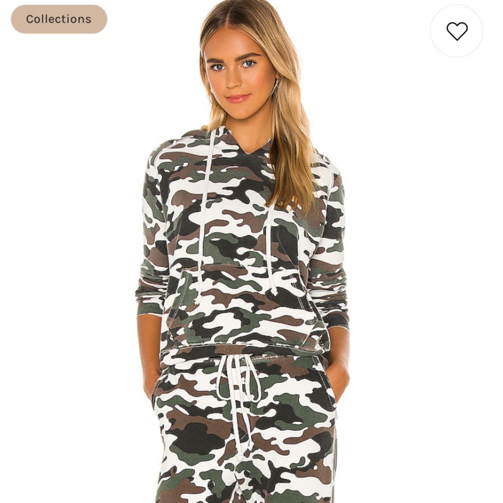 Janie Hoodie in White Camo - Nili Lotan